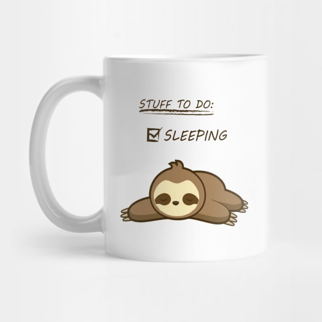 Stuff to do: Sleeping Sloth by Food in a Can